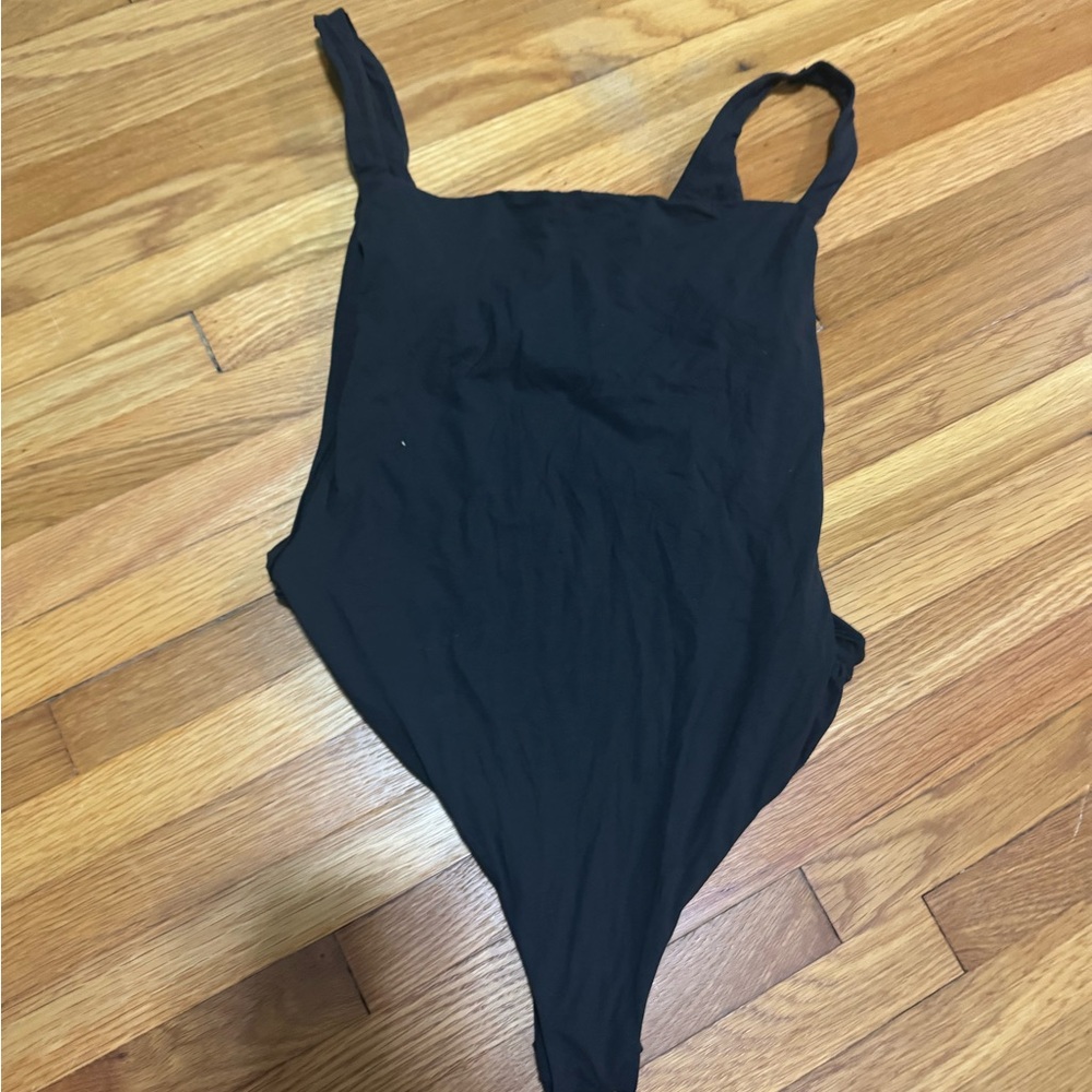 SKIMS Black Bodysuit